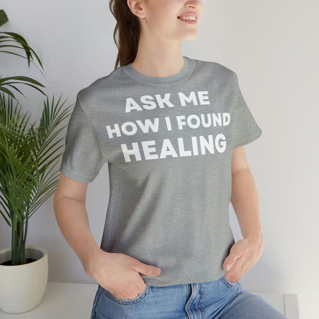 Healing, Unisex Jersey Short Sleeve Tee (DE)