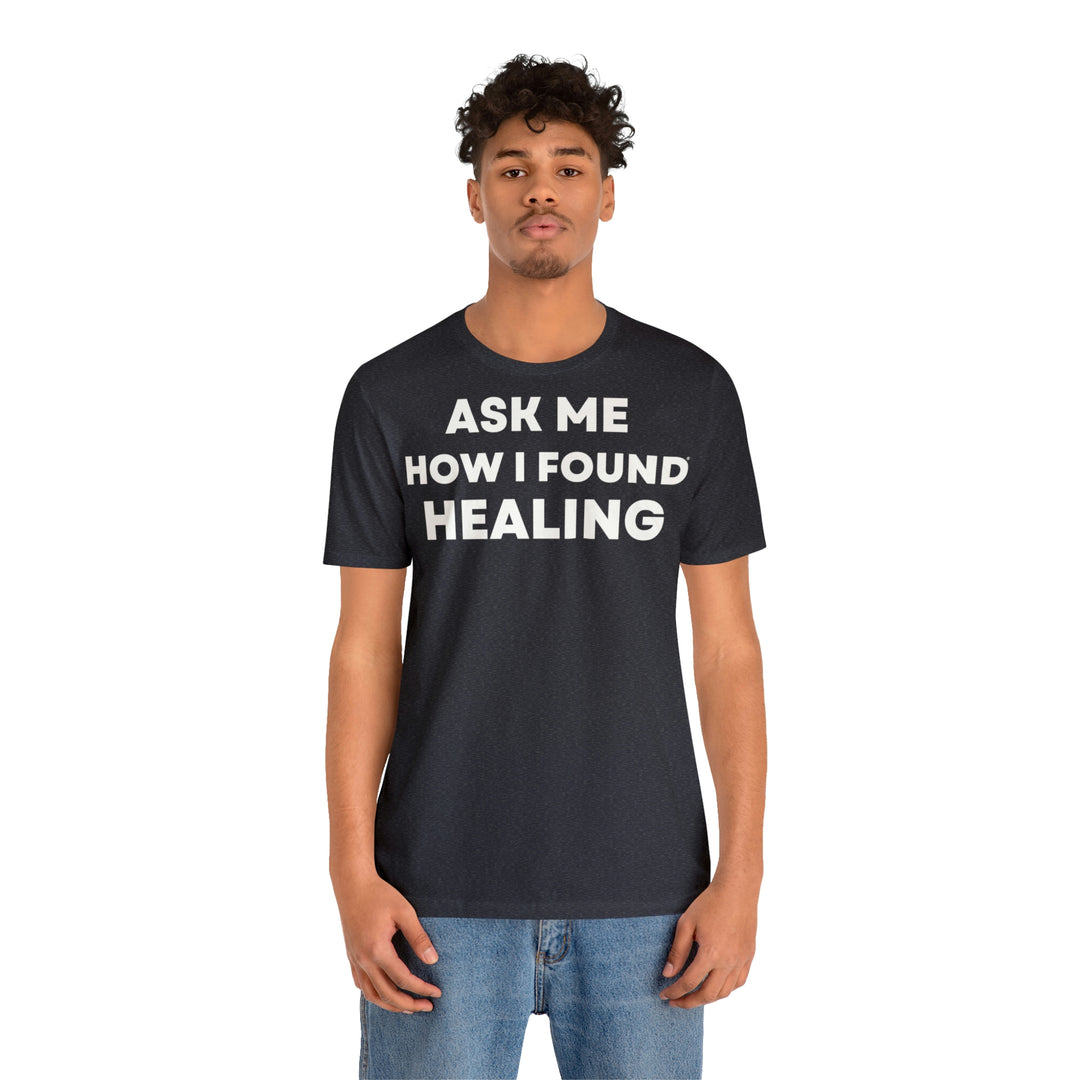 Healing, Unisex Jersey Short Sleeve Tee (DE)