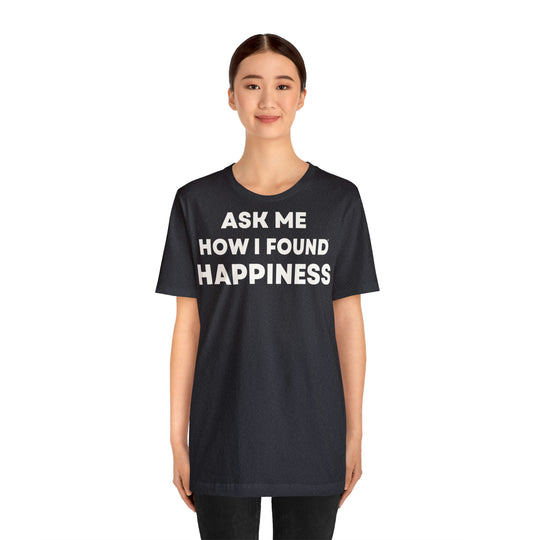 Happiness, Unisex Jersey Short Sleeve Tee (DE)