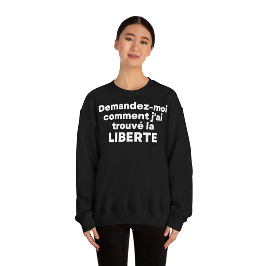 Liberte/Freedom, Unisex Heavy Blend™ Crewneck Sweatshirt (FR EU)