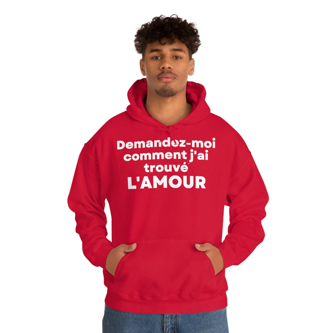 L'amour/Love, Unisex Heavy Blend™ Hooded Sweatshirt (FR EU)