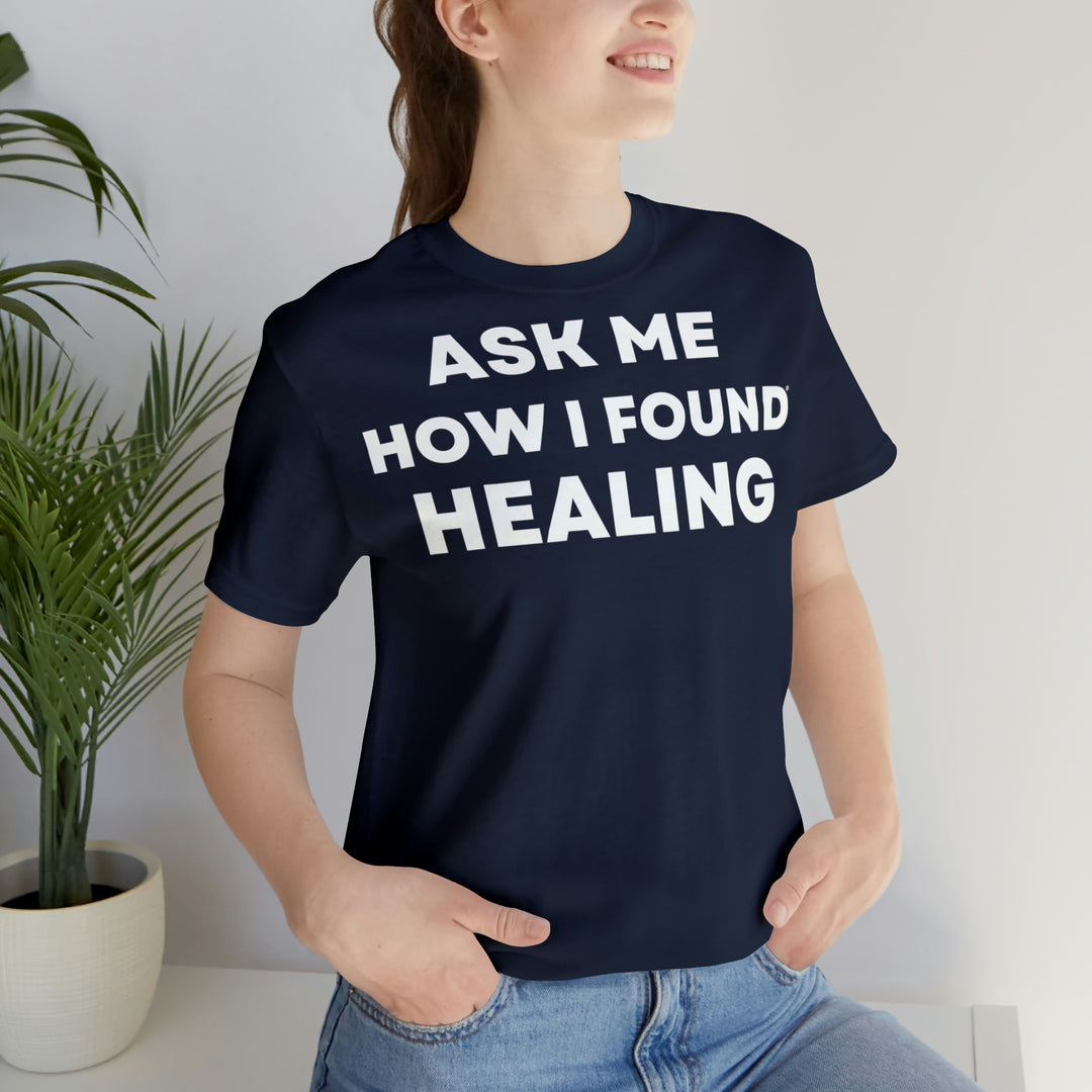 Healing, Unisex Jersey Short Sleeve Tee (DE)