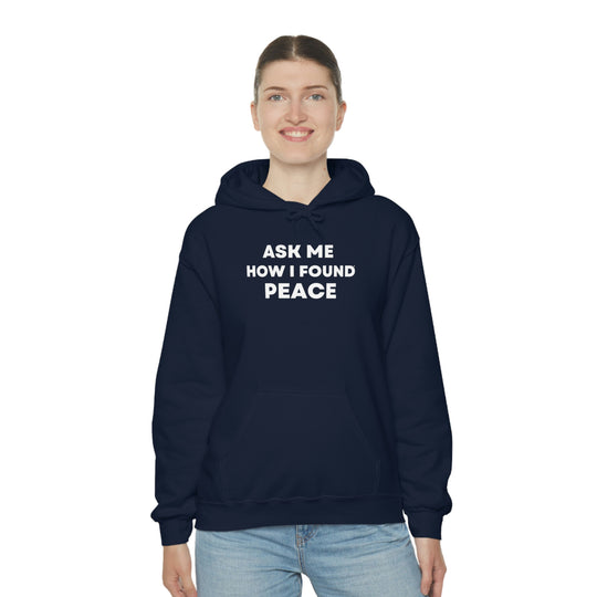 Peace, Unisex Heavy Blend™ Hooded Sweatshirt (ENG CDN)