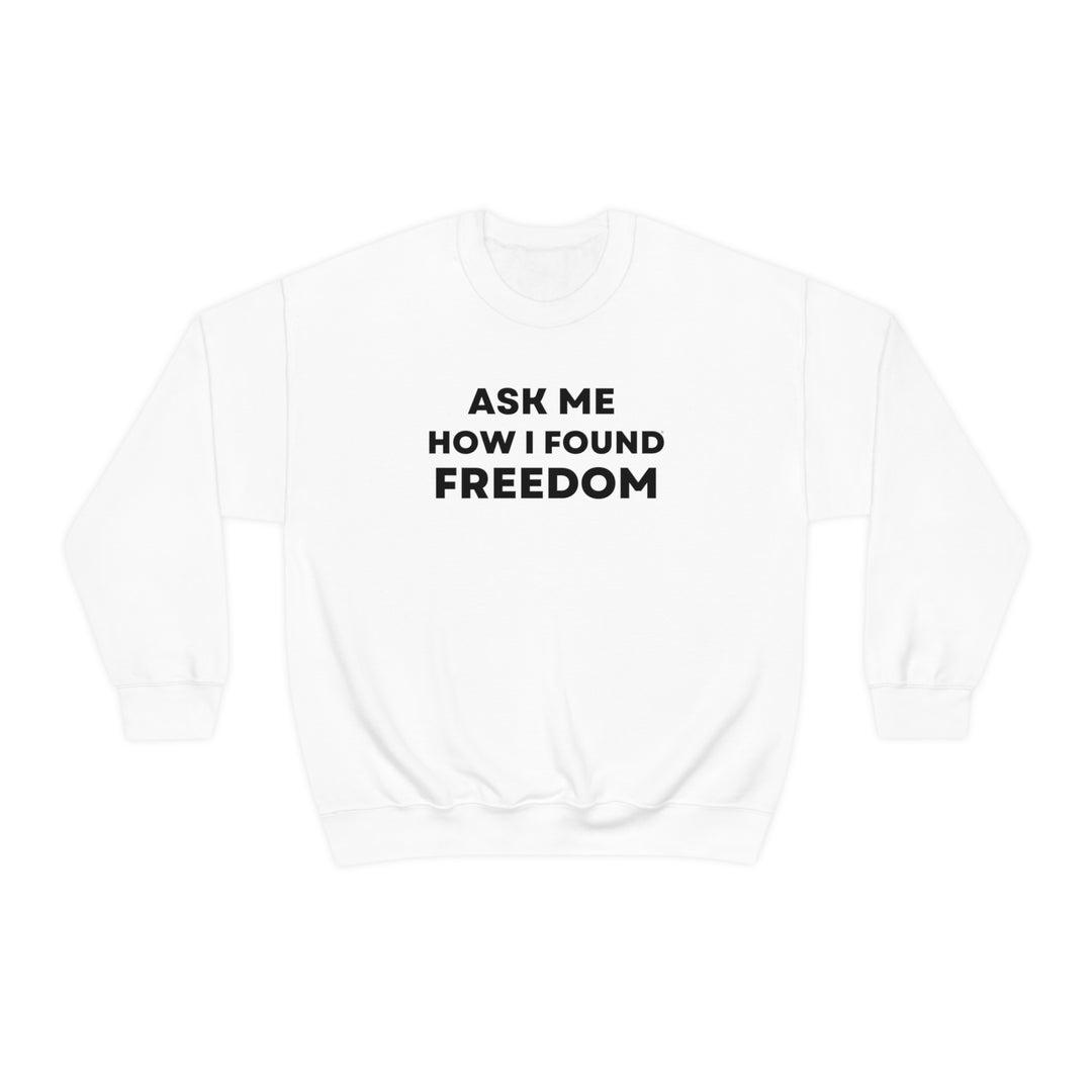 Freedom, Unisex Heavy Blend™ Crewneck Sweatshirt (ENG CDN)