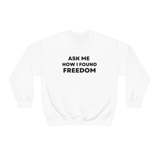 Freedom, Unisex Heavy Blend™ Crewneck Sweatshirt (ENG CDN)