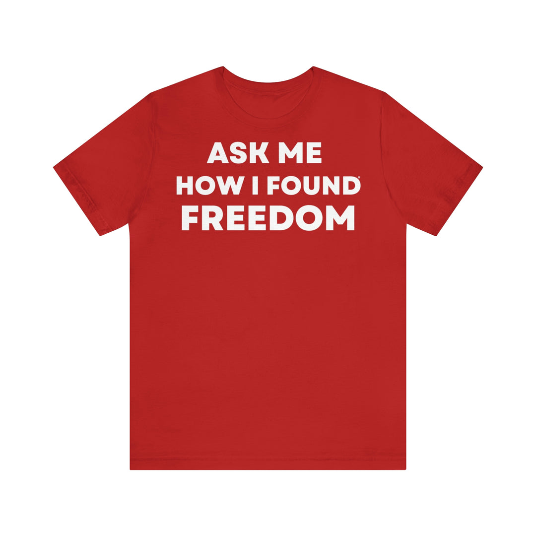 Freedom, Unisex Jersey Short Sleeve Tee (ENG UK)