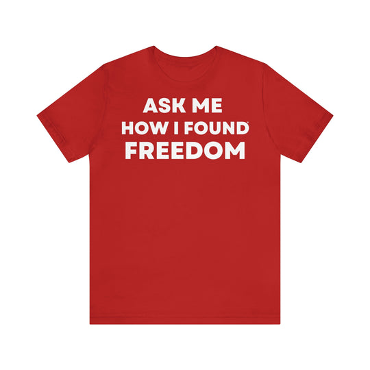 Freedom, Unisex Jersey Short Sleeve Tee (ENG UK)