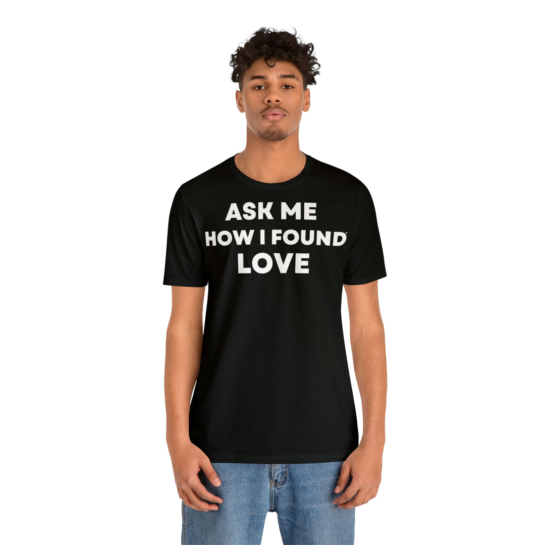 Love, Unisex Jersey Short Sleeve Tee (ENG UK)