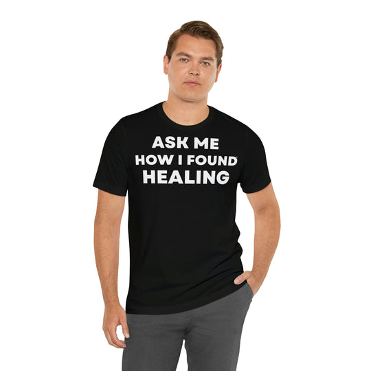 Healing, Unisex Jersey Short Sleeve Tee (DE)