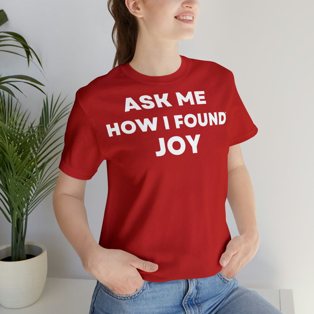 Joy, Unisex Jersey Short Sleeve Tee (ENG UK)