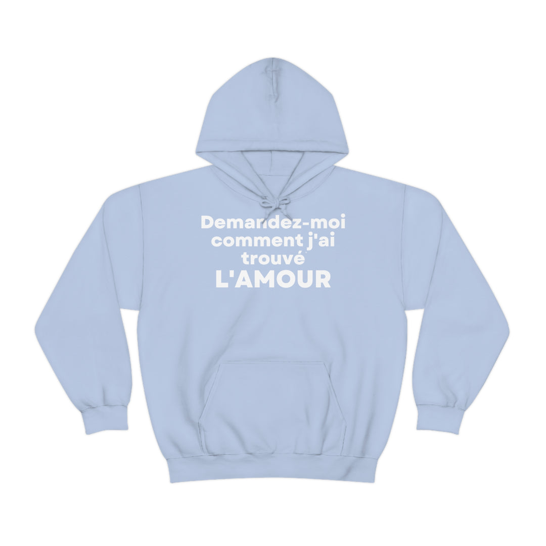 L'amour/Love, Unisex Heavy Blend™ Hooded Sweatshirt (FR EU)