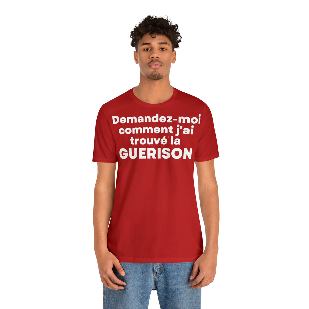 Guerison/Healing, Unisex Jersey Short Sleeve Tee (FR EU)