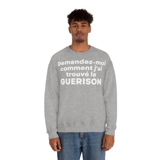 Guerison/Healing, Unisex Heavy Blend™ Crewneck Sweatshirt (FR EU)