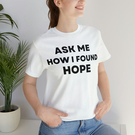 Hope, Unisex Jersey Short Sleeve Tee (ENG US)