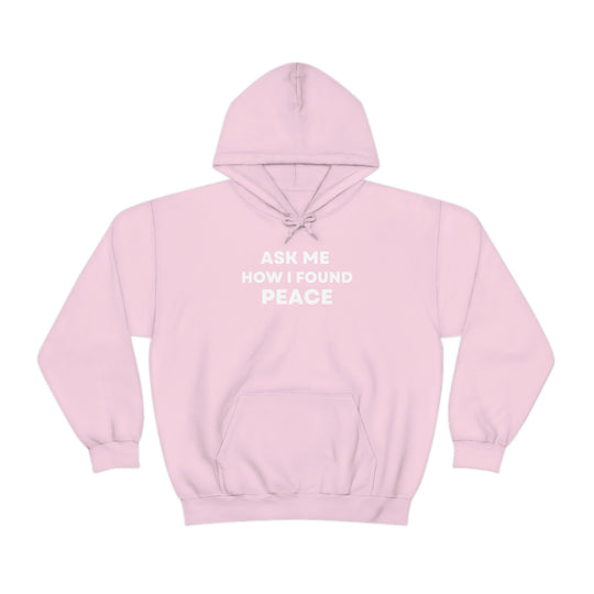 Peace, Unisex Heavy Blend™ Hooded Sweatshirt (ENG CDN)