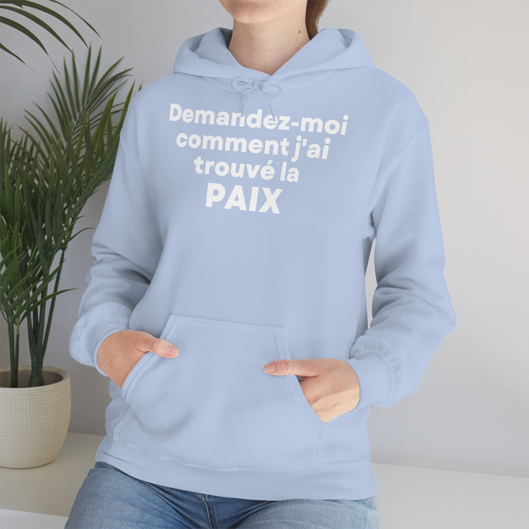 Paix/Peace, Unisex Heavy Blend™ Hooded Sweatshirt (FR EU)