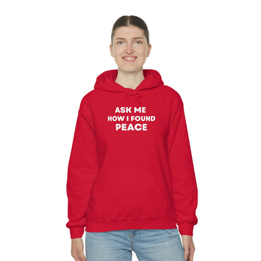 Peace, Unisex Heavy Blend™ Hooded Sweatshirt (ENG CDN)