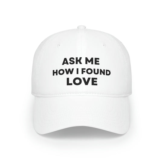 Love, Low Profile Baseball Cap (ENG CDN)