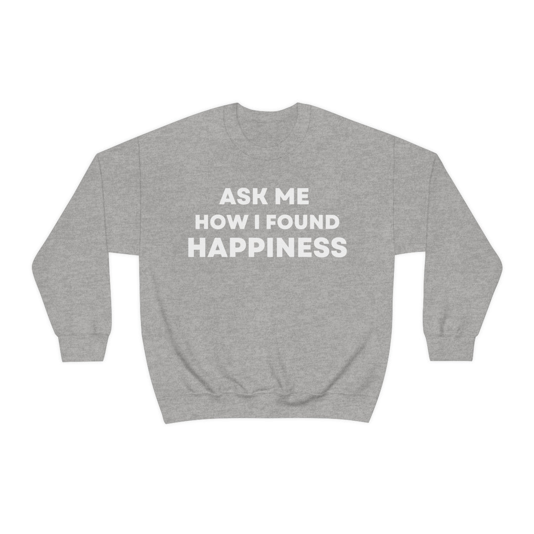 Happiness, Unisex Heavy Blend™ Crewneck Sweatshirt (ENG UK)