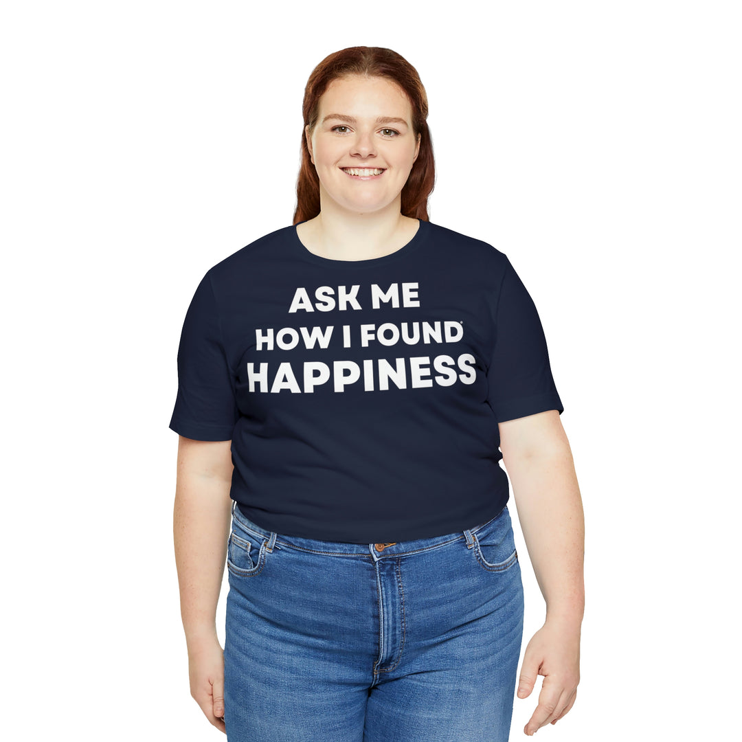 Happiness, Unisex Jersey Short Sleeve Tee (DE)