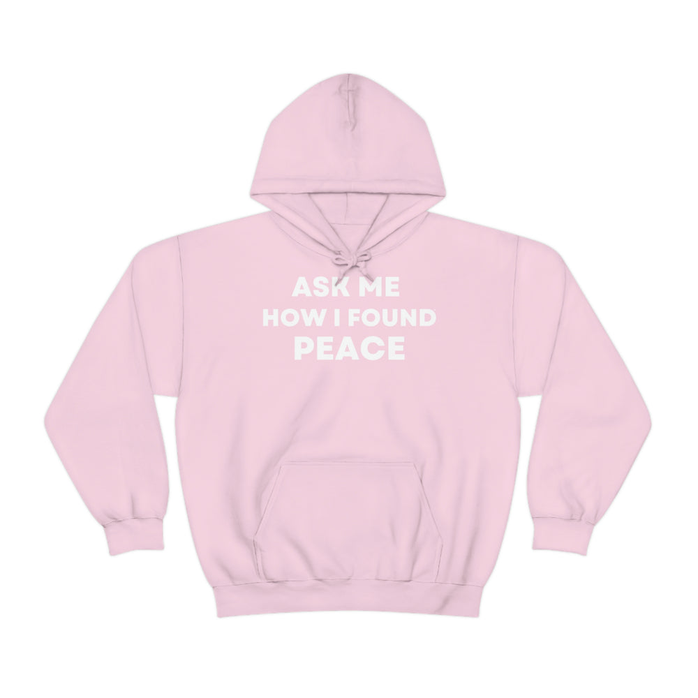 Peace, Unisex Heavy Blend™ Hooded Sweatshirt (ENG EU)