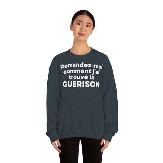 Guerison/Healing, Unisex Heavy Blend™ Crewneck Sweatshirt (FR EU)