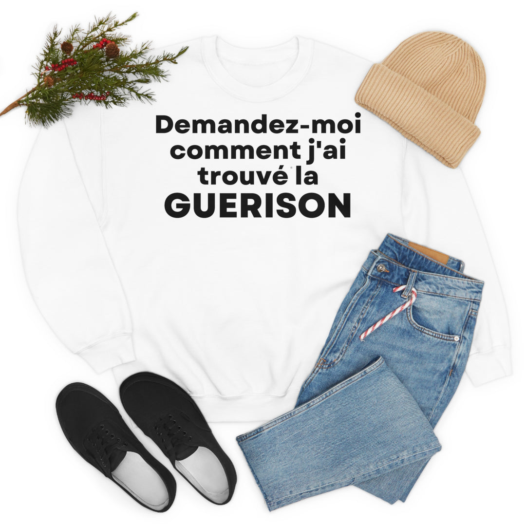 Guerison/Healing, Unisex Heavy Blend™ Crewneck Sweatshirt (FR EU)